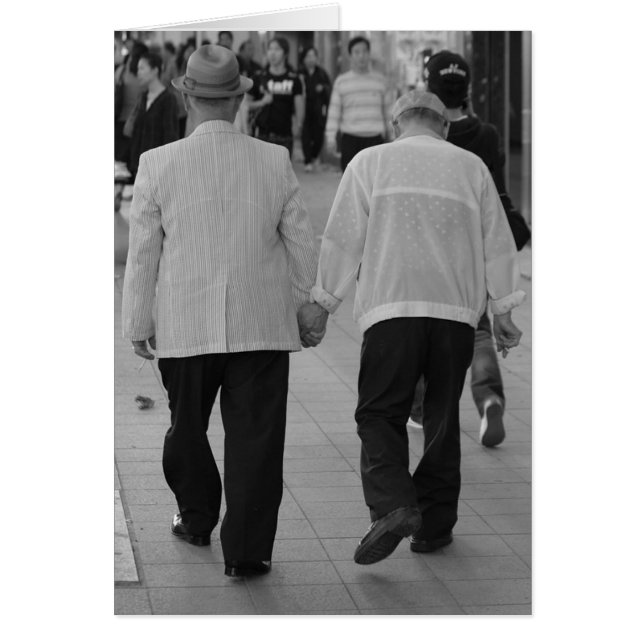 Hommes homosexuels vintages ensemble pour toujours (Devant)