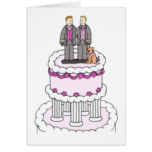 Hommes Mariages Félicitations Caricature