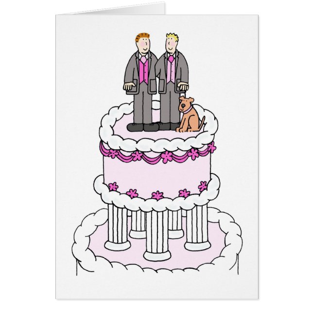Hommes Mariages Félicitations Caricature (Devant)