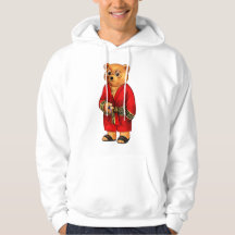 Hommes ours Teddy ours Sweat - shirt à capuche cad