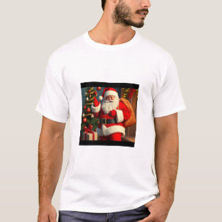 "Hommes Père Noël Happy Christmas T-Shirt - Festiv