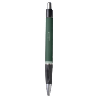 Hommes Retro Green Monogram Écriture stylo cadeau 