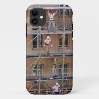 Hommes sur échafaudage Coque-Mate iPhone 11 Coque
