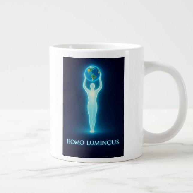 Homo Luminous The Light Bringer Morning Mug Jumbo (Droite)