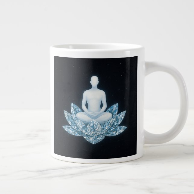 Homo Luminous The Next Human Evolution Jumbo Mug (Droite)