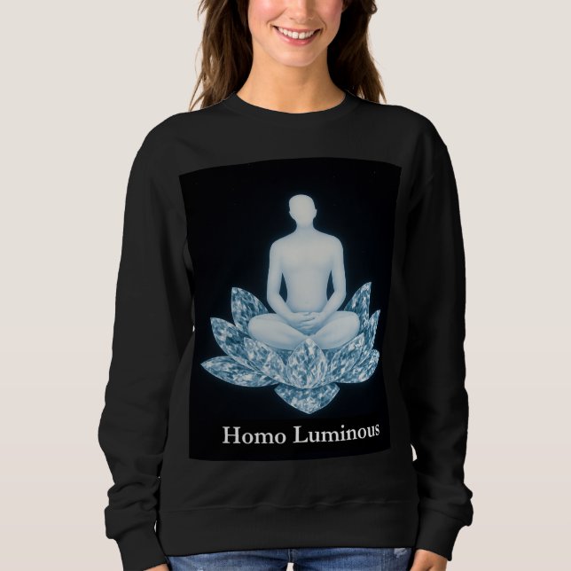 Homo Luminous Womens Sweatshirt (Devant)