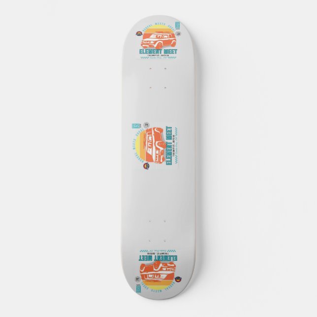 HONDA E MEET Planche de skateboard 21 cm (Recto)