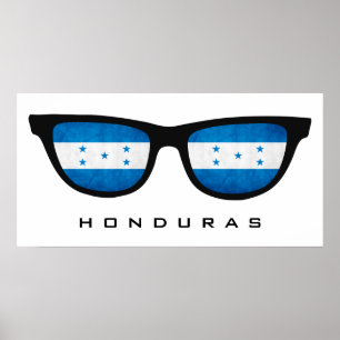 Honduras Shades texte personnalisé et affiche coul