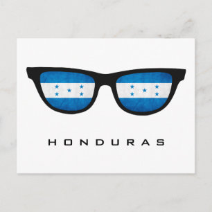 Honduras Shades texte personnalisé et carte postal