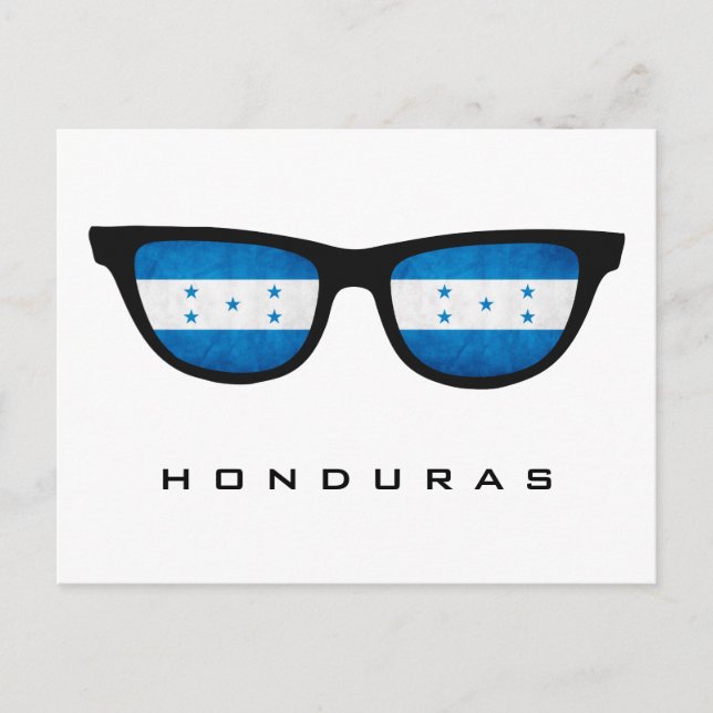 Honduras Shades texte personnalisé et carte postal (Devant)