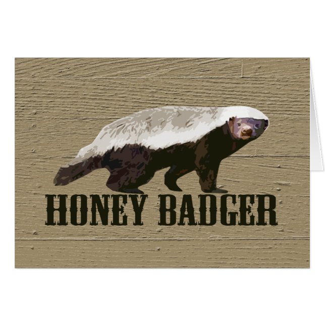 Honey Badger Wild Animal (Devant horizontal)