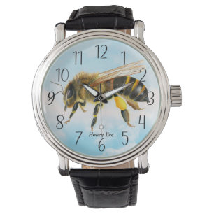 Honey Bee Aquarelle Montre de peinture