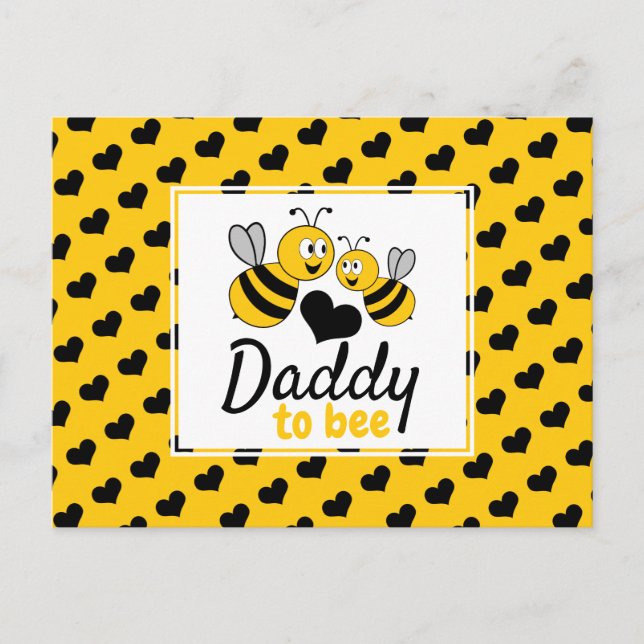 Honey Bee, Baby shower Invitation (Devant)