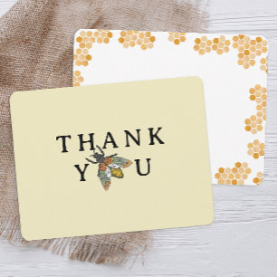 Honey Bee Carte de remerciements Baby shower simpl