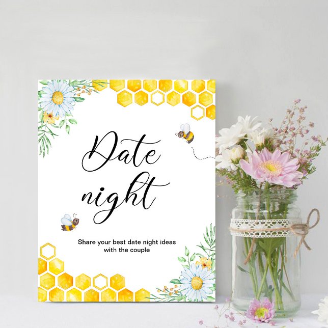 Honey Bee Date Night Ideas Poster (Créateur téléchargé)