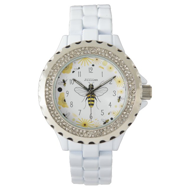 Honey Bee Montre Personnalisée (devant)