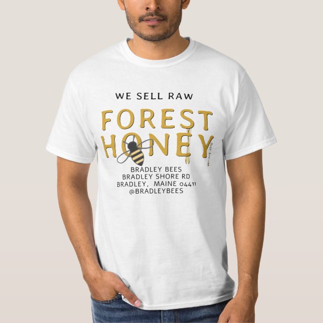 HONEY BEEKEEPER HONEY FOREST RAW APIARY T-SHIRT (Devant)