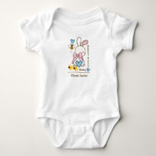 Honey Bunny Baby – Body Bébé Personnalisé à Manche