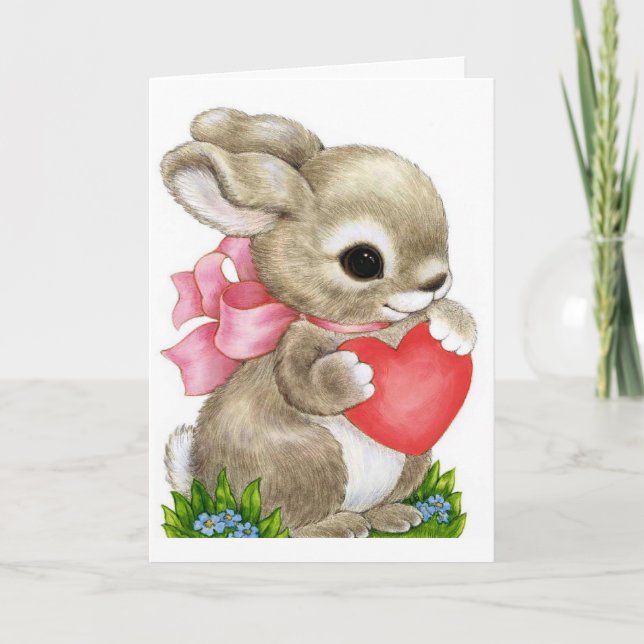Honey Bunny Valentine - Carte de voeux (Devant)