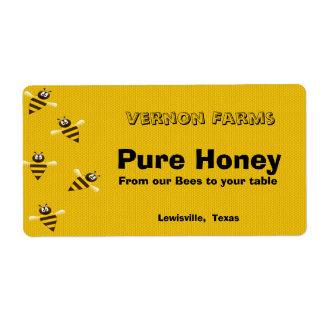 Honey Jar Étiquette