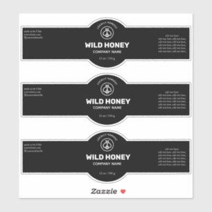 Honey Vinyl Étiquette Noire