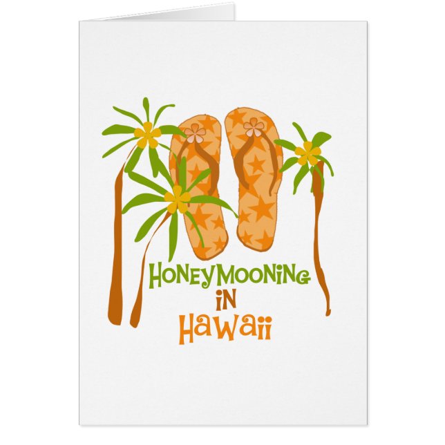 Honeymooning dans la carte d'Hawaï (Devant)