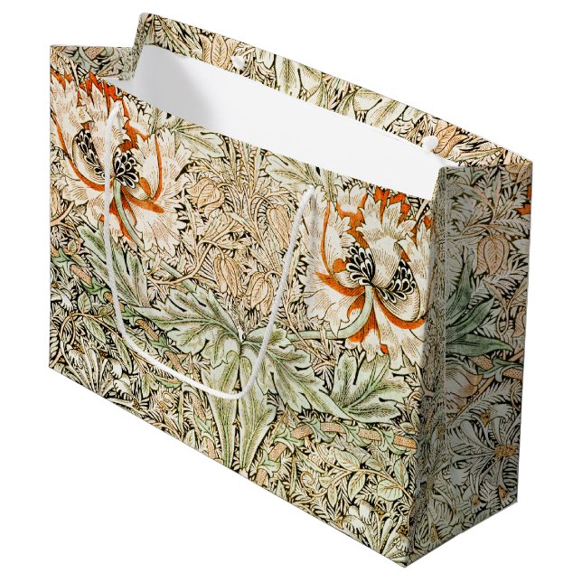 Honeysuckle, William Morris Grand sac cadeau (Devant Angle)