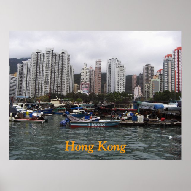 Hong Kong Bay Poster (Devant)