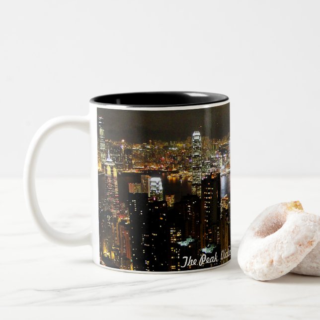 Hong Kong Nightscape Mug (Avec donut)