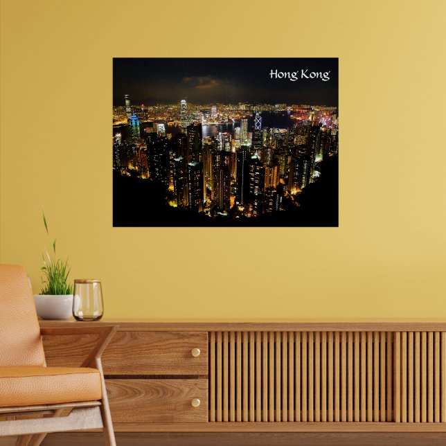 Hong Kong Nightscape Poster (Salon 2)