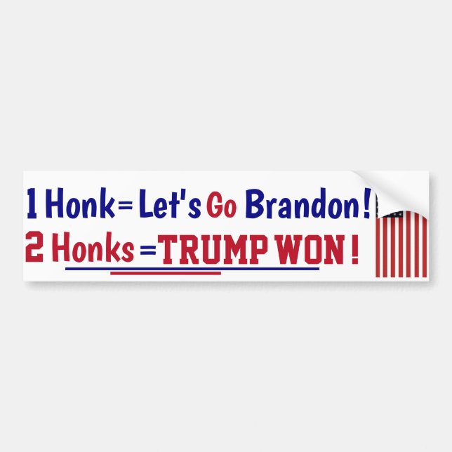 Honk Allons-y Brandon Bumper Sticker (Devant)