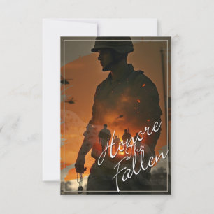 Honorer les morts - Souvenez-vous de leur sacrific