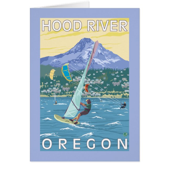 Hood River, ORWind Surfers & Kite Boarders (Devant)