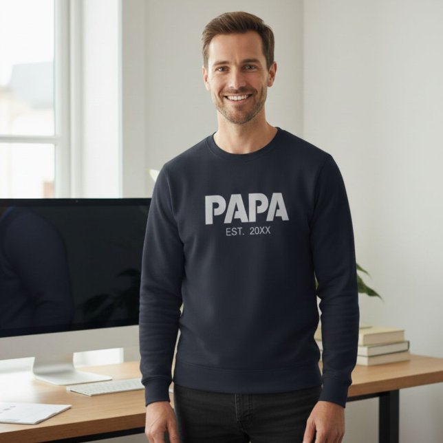 Hooded sweatshirt for dad personalized with name (Créateur téléchargé)