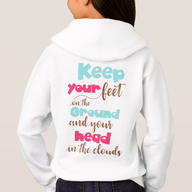 Hoodie Hanes ComfortBlend® pour filles (Dos)
