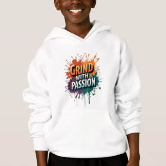 Hoody pour enfants - Motivat "Grind with Passion"