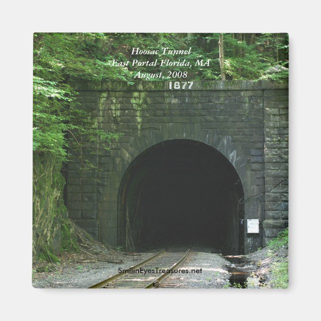 Hoosac Tunnel East Portal Floride MA Magnet (Devant)