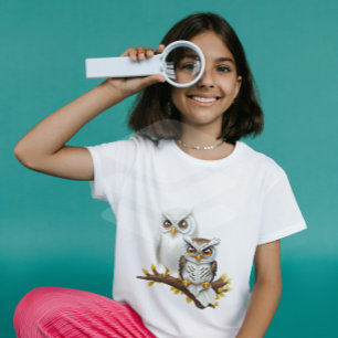 Hoot hoot, j'adore les chouettes !   T-shirt fille