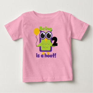 Hoot Owl 2e anniversaire T-shirts et cadeaux