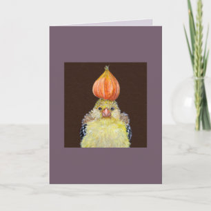 Hootie la carte goldfinch bébé
