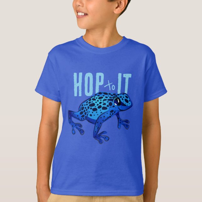 Hop To It Tropical Frog T-shirt (Devant)