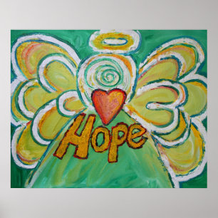 Hope Angel Art Poster Print