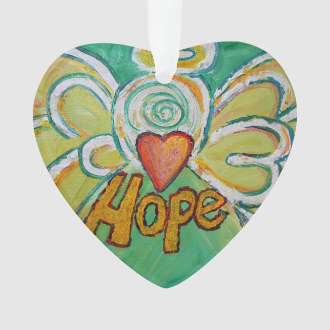 Hope Angel Word Art Cadeau de vacances (devant)