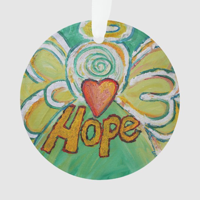Hope Angel Word Art Cadeau de vacances (devant)