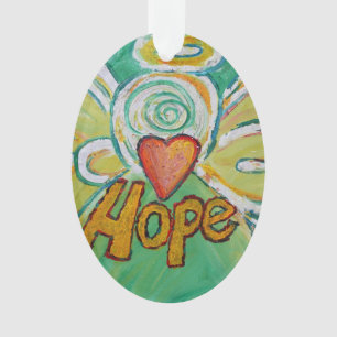 Hope Angel Word Art Cadeau de vacances