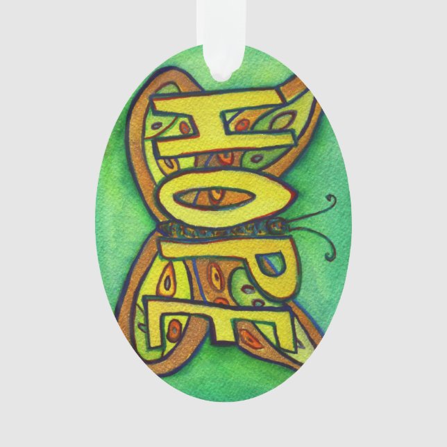 Hope Butterfly Word Art Cadeau de vacances (devant)