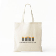 Hope Candle Tote Bag – Minimal Minimalist Light 