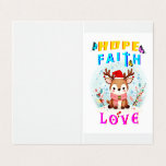Hope Faith Love<br><div class="desc">J'Espère Que La Foi Aime. Carte pliée, Papier : Semi-brillant standard. La saison de Noël est de nouveau là et les gens sont occupés à préparer un dîner de Noël parce que Noël est un moment pour les réunions de famille, les liens familiaux et le renouvellement des amitiés. Préparez-vous à...</div>
