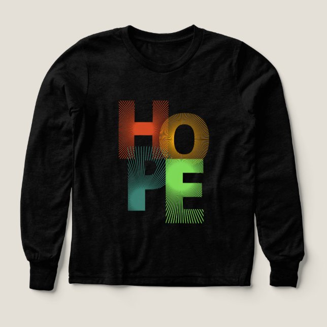 HOPE Geometric Typography - Tshirt (Motif recto)