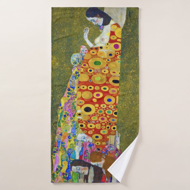 Hope, Gustav Klimt (Serviette de bain)